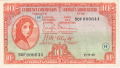 Ireland, Republic Of 10 Shillings , Prefix 21F, 22.8.1940